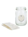 Etiket rond (set a 10) voor kruidenpot glas