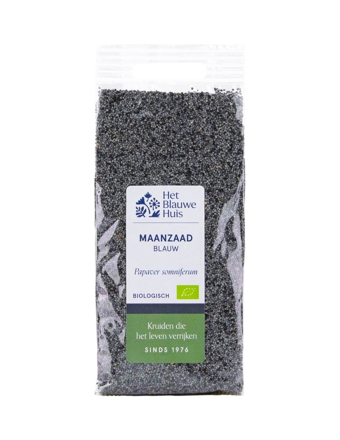 Maanzaad blauw 60 gr bio