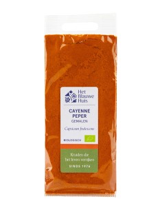 Cayenne peper poeder scherp 15 gr bio