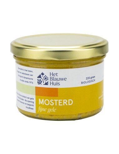 Mosterd saus fijne 220 gr bio (geel)