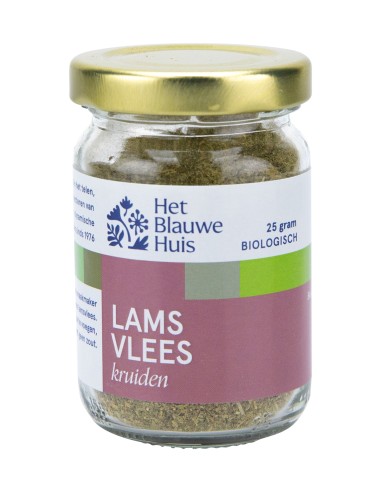 Lamsvlees kruiden 25 gr bio (in glas)