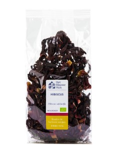 Hibiscus thee 40g bio, fruitig frisse kruidenthee vol kleur